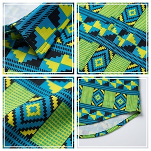<span class=keywords><strong>Chemise</strong></span> Dashiki ethnique pour <span class=keywords><strong>homme</strong></span> à manches longues, motif géométrique imprimé Kente africain traditionnel, respirante, infroissable et à séchage rapide - Product Image 2