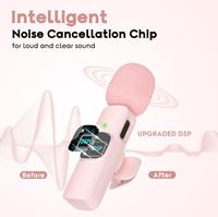 Micrófono Lavalier Inalámbrico Portátil Mini para iPhone, Android, PC, Cámara, Grabación de Video, Transmisión en Vivo, Vlog, Juegos