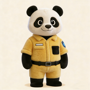 Peluche de Panda, Muñeco de Peluche Suave, Oso Panda Adorable, Juguete de Peluche para Abrazar, Compañero para Niños, Cojín de Peluche de Panda - Product Image 1