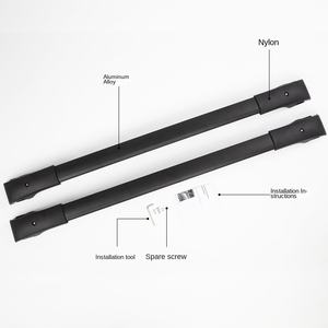 <span class=keywords><strong>Barre</strong></span> transversale en aluminium pour Volkswagen Atlas 2017-2021 Porte-bagages <span class=keywords><strong>de</strong></span> voiture amovible Porte-bagages <span class=keywords><strong>de</strong></span> <span class=keywords><strong>toit</strong></span> Oem Accessoires extérieurs - Product Image 4