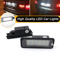 Ampoule LED pour voiture Cayenne 958 2010-2014 911 Carrera 996 997 991 911 Carrera 987 Cayman 987 981, éclairage de plaque d'immatriculation LED