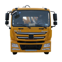 Promotion : Grue montée sur camion 4x2 de 160 CV, multifonctionnelle, à bras télescopique pliable, benne basculante à flèche articulée de 6 tonnes, pompe hydraulique et engrenage