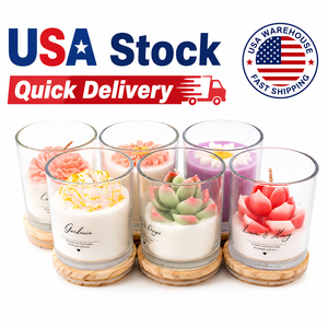 AIKUN - Vela Aromática Natural Hecha a Mano en Almacén Local, Vela Decorativa en Frasco de Vidrio para Regalo Navideño - Product Image 1