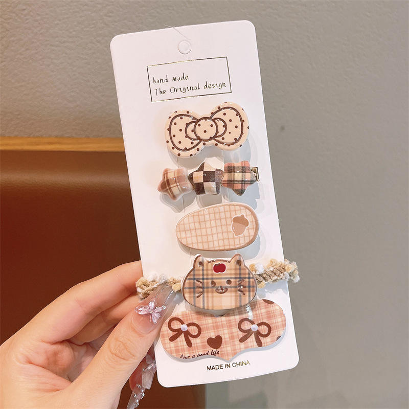 05 Milk Coffee Bow Tie Set