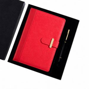 Set de Regalo de Cuaderno y Bolígrafo con Hebilla Azul para Personalización de Marca, Regalos de Oficina y Suministros Empresariales al por Mayor - Product Image 2