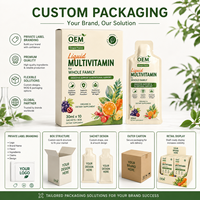 Formule personnalisée pour la famille, multivitamines liquides, vitamine B6, zinc, soutien digestif, renforcement des défenses naturelles, complément ODM