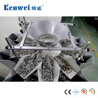 Machine de remplissage et d'emballage automatique électrique haute précision Kenwei à 14 têtes pour sachets, films, bois et aliments