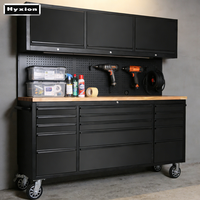Sortie d'usine Coffre à outils résistant à l'humidité de 72 pouces Design moderne Acier inoxydable 430 Coffre à outils robuste pour l'automobile