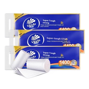 Vader 1400g10 Rollo de papel higiénico sin núcleo de 4 capas <span class=keywords><strong>Debao</strong></span> 140g Rollo sanitario de núcleo sólido Rollo de papel doméstico súper resistente - Product Image 6