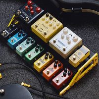 Pédalier de guitare NUX NPB-M avec sac, en aluminium anodisé, fabriqué en Chine