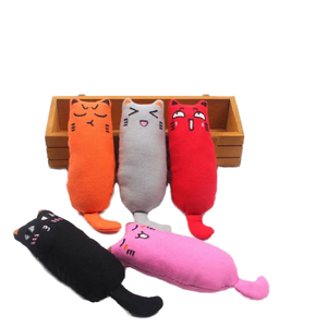 Gatito de peluche ecológico, juguete interactivo de moda para gatos para moler los dientes, alivio de la ansiedad para gatos y perros, fábrica - Product Image 1