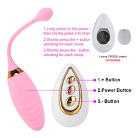 Slip mit Drahtloser Fernbedienung Vibrator Slip Vibrierende Eier Tragbarer Dildo Vibrator G-Punkt Klitoris Sexspielzeug für Frauen