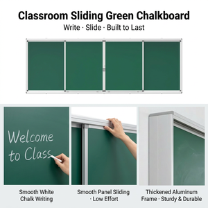Tableau magnétique vert personnalisé pour salle de classe, tableau à craie mural, tableau éducatif pour <span class=keywords><strong>bureau</strong></span> - Product Image 1