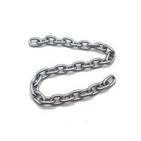 DIN764-Cadena de eslabones galvanizados, medio, comercial, soldado