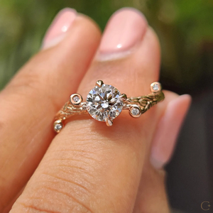 Bague en diamant de laboratoire intemporelle, attrait classique, bijoux élégants, parfaite pour les occasions de fiançailles, de demande en mariage ou d'anniversaire - Product Image 6