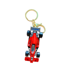 Creative <b>Mini</b> Plastic Formula Car Keychain Cartoon Racing Vehicle Pendant Cute <b>Bag</b> Hanging <b>Gift</b> - Product Image 5