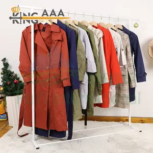 Bodega price second hand store clothes ladies overcoat good quality clothing 45kg bales