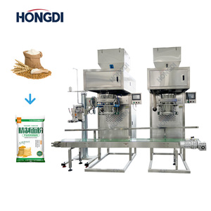 Machine de remplissage de poudre à double vis sans fin pour sacs de grande capacité, idéale pour l'emballage de farine, d'engrais et d'aliments pour animaux - Product Image 2