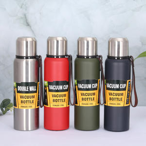 Bouteille d'eau de grande capacité en acier inoxydable <span class=keywords><strong>2023</strong></span> à Double paroi, flacon isotherme isolé sous vide pour le Sport et les voyages, nouveauté 18/8 - Product Image 2