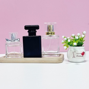 Envases Cosmeticos Frascos De Vidrio Para 50 ml 100ml Parfum <b>Bottle</b> <b>Empty</b> Rectangular Black Perfume <b>Bottle</b> Luxury Glass - Product Image 6