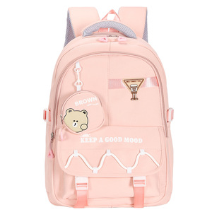 Mochila Escolar Ligera, Moderna, Impermeable y Duradera de Nailon para Estudiantes, para Mujeres - Product Image 3