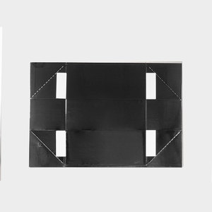 Fermeture magnétique pliante, noir mat brillant, emballage de détail, boîte-cadeau pour <span class=keywords><strong>robe</strong></span>, vente en gros, - Product Image 4