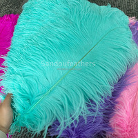 Plumes d'autruche naturelles en gros de 55-60 cm, plumes d'autruche teintées en vrac pour costumes de carnaval, décoration de centre de table de mariage