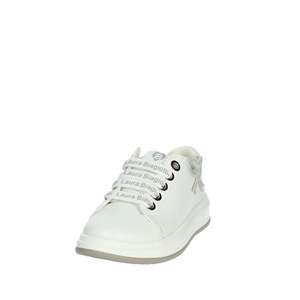 Baskets Laura Biagiotti Love pour filles, en toile blanche, chaussures tendance - Product Image 6