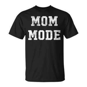 T-shirt Mom Mode noir unisexe taille adulte S M L XL XXL - Product Image 1