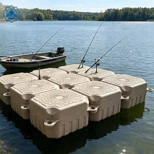 Jetées flottantes et bouées durables en HDPE, ponton flottant en cube, ponton flottant pour la pêche - Product Image 1