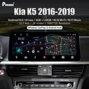 Penhui Hi-Fi 12.3 pouces DVD de voiture pour Kia <span class=keywords><strong>K5</strong></span> 2016-2019 DSP lecteur multimédia Android 10.0 CarPlay 2 Din - Product Image 2