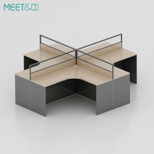 Modern Design Modular Wooden Office Cubicles <strong>Desk</strong> Partitions Durable Easy Installation for Commercial Use Home Office Workshop - Product Image 2