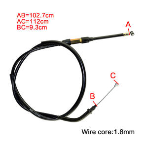 สายเคเบิลควบคุมคลัตช์สำหรับรถจักรยานยนต์ยามาฮ่า TTR250 TT250R 1993-2006 TT250R จู่โจม1994-1996 TTR250 1994-2012 - Product Image 2