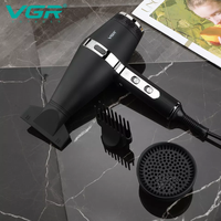 Vgr V-451 1800-2200w sèche-cheveux professionnel à moteur Ac pour Salon avec buse de concentrateur