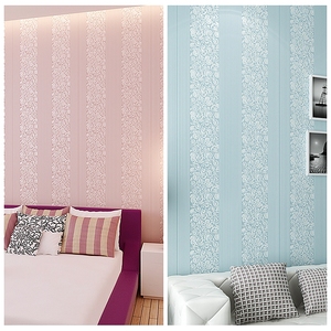 Şampanya avrupa 3D dikey şerit duvar kağıdı yatak odası oturma odası otel mühendisliği modern basit duvar kağıdı - Product Image 3