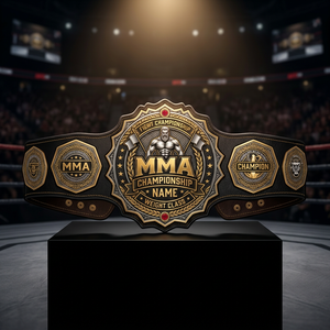 เข็มขัดแชมป์โลก MMA & คาราเต้ ยิวยิตสู รุ่นเฮฟวี่เวท แบบปรับแต่งได้ สำหรับผู้ใหญ่ ทั้งชายและหญิง ทำจากหนัง น้ำหนัก 2.5 กก. - Product Image 3