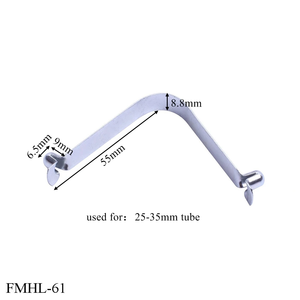 Fabricación de clips de resorte de acero para tubos metálicos redondos con estampado en forma de V para tubos de poste de 25-35 mm - Product Image 3
