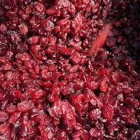 Cranberries séchées AD sous vide, ingrédients en vrac pour la pâtisserie, biscuits, pain, fruits coupés en dés, doux et moelleux, usage commercial, snacks 500g/1000g