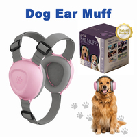 Protège-oreilles anti-anxiété HQ pour chien : Réduction du bruit, doux et confortable, protection canine apaisante, soulagement de la sensibilité, accessoires pour animaux de compagnie