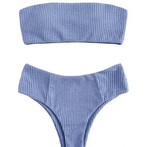 Ensemble bikini deux pièces sexy pour femmes 2024, en tissu Spandex/Nylon, service OEM, maillot de bain d'été pour la plage - Product Image 3