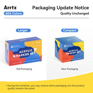 Yüksek yapışma Arrtx AACM-0560A boya kalemler Set akrilik boya İşaretleyiciler fırça ucu - Product Image 6