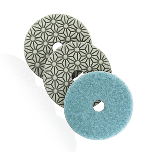 PEXMIENTAS pierre marbre granit sol en béton résine Flexible humide sec 3 étapes diamant sol tampons de polissage outils de polissage - Product Image 2
