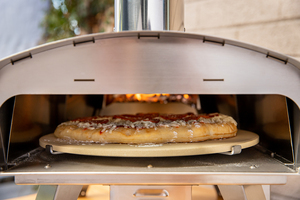 Forno per <span class=keywords><strong>Pizza</strong></span> con Base Rotante e Doppia Alimentazione, Mini Forno per <span class=keywords><strong>Pizza</strong></span> da Esterno per Cucina da Giardino - Product Image 3
