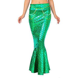 Costume <span class=keywords><strong>da</strong></span> <span class=keywords><strong>sirena</strong></span> <span class=keywords><strong>adulto</strong></span> con gonna a <span class=keywords><strong>sirena</strong></span> lucida metallica per adulti - Product Image 4
