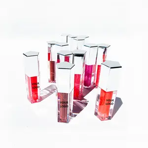 Hochwertig individuell ohne Etiketten vegan Clear Gel Überfütterungs-Lippenglanz Eigenmarke Kids Nacktbasis Lipgloss 5G flüssiges Mineral CE