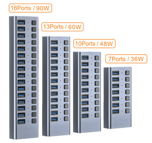 7 cổng <span class=keywords><strong>USB</strong></span> <span class=keywords><strong>HUB</strong></span> Loại một <span class=keywords><strong>USB</strong></span> 3.0 5Gbps Splitter 10 13 16 Multiport Adapter với cá nhân chuyển đổi quyền lực cho máy tính xách tay máy tính - Product Image 1