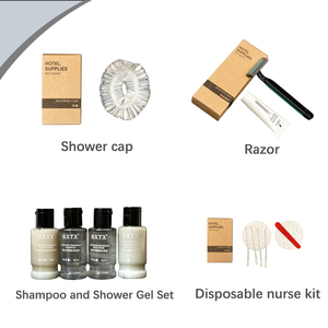 Set de Artículos de Aseo Minimalistas en Tonos Neutros <span class=keywords><strong>para</strong></span> Huéspedes de Hotel, Empaque Mate Premium, Pantuflas Ultra Suaves <span class=keywords><strong>para</strong></span> Hoteles Boutique y de Diseño - Product Image 2