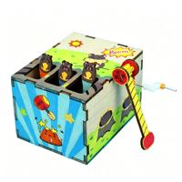 Jouet éducatif scientifique pour enfants, expérience créative et amusante, bricolage manuel, jeu de tape-taupe en bois, certifié CE, non toxique, petite invention