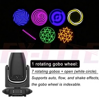 Projecteur de scène Lyre DMX 580W LED RGBW avec CMY CTO 90 CRI 3.8-48 Zoom pour éclairage de scène