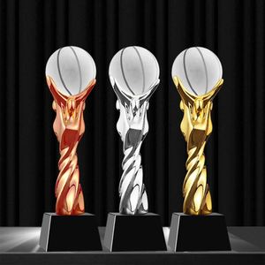 Wholesale Custom Gold Plated, Irregular Shape Metal Award Prize Basketball Sport <b>Trophy</b>/ - Product Image 1